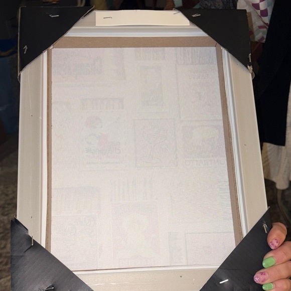 Crystal Luxe Pink Champagne & Cocktail Matchbox Wall Art NWT - Picture 7 of 11